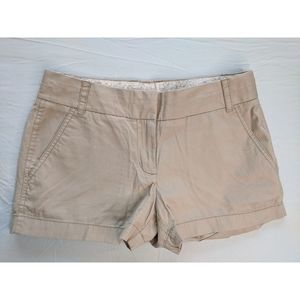J. Crew Chino tan shorts size 2 ~EUC~